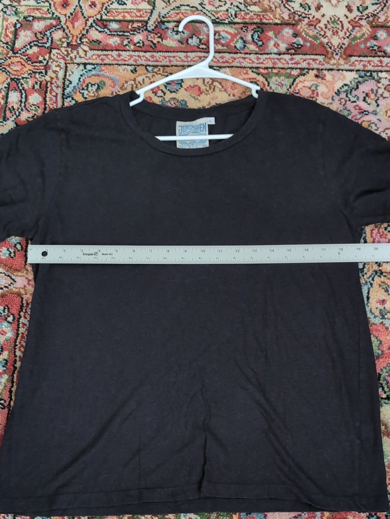 Jungmaven Black Short Sleeve Crew Tee — image 3 of 5